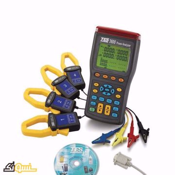 پاور آنالایزر سه فاز و تکفاز TES-3600	 پاور آنالایزر سه فاز و تکفاز TES-3600